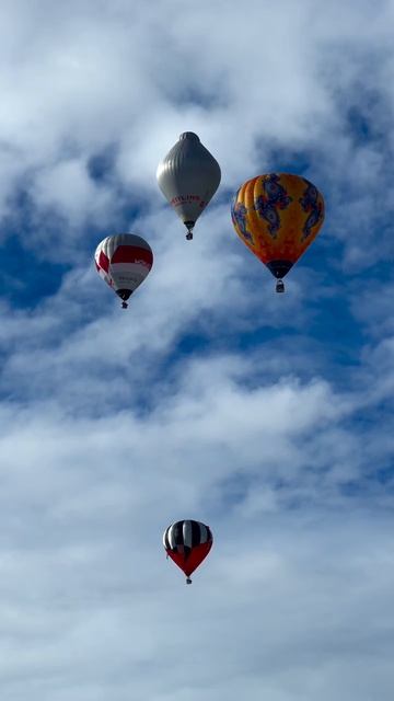 Международный фестиваль воздушных шаров в Шато-д'Окс