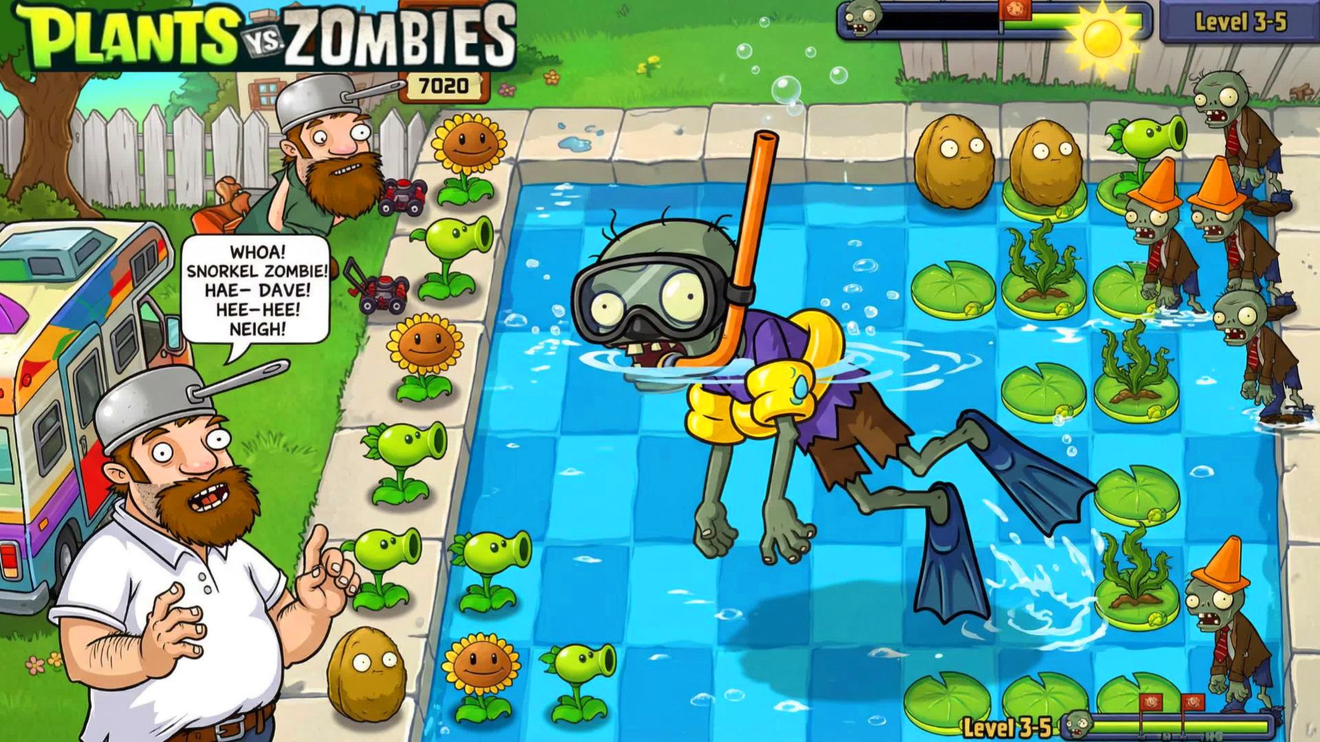 Растения против зомби PvZ Plants vs Zombies  Прохождение