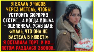 Лучше бы она НЕ ДОЕХАЛА — прошептала сестра, не зная, что я ВСЕ СЛЫШУ.. Я Оцепенела, но решила
