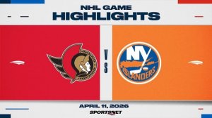 Обзор матча НХЛ | Айлендерс - Оттава (11.04.2026)