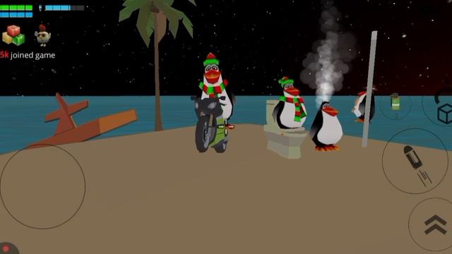 как получить пингвина в инвентарь в Chicken Gun 🐔🔫