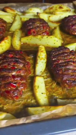 Котлетки по-турецки с картофелем 🥔