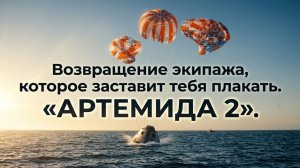 «Орион» вернулся с Луны: момент посадки, который заставит вас плакать от счастья