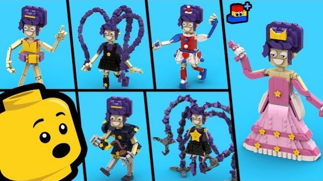 ДЕЛАЕМ ИЗ ЛЕГО ПОПИ ПЛЕЙТАЙМ! СТРОИМ ЛИЛИ ЛАВБРЕЙДЗ LEGO POPPY PLAYTIME (ВСЕ СКИНЫ)