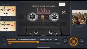 Радио Вера Евангелие день за днем 12  Апреля 2026 по РХ