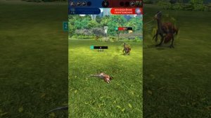 Сражения и победа, прошла башни, « Я играю в Jurassic world Alive »