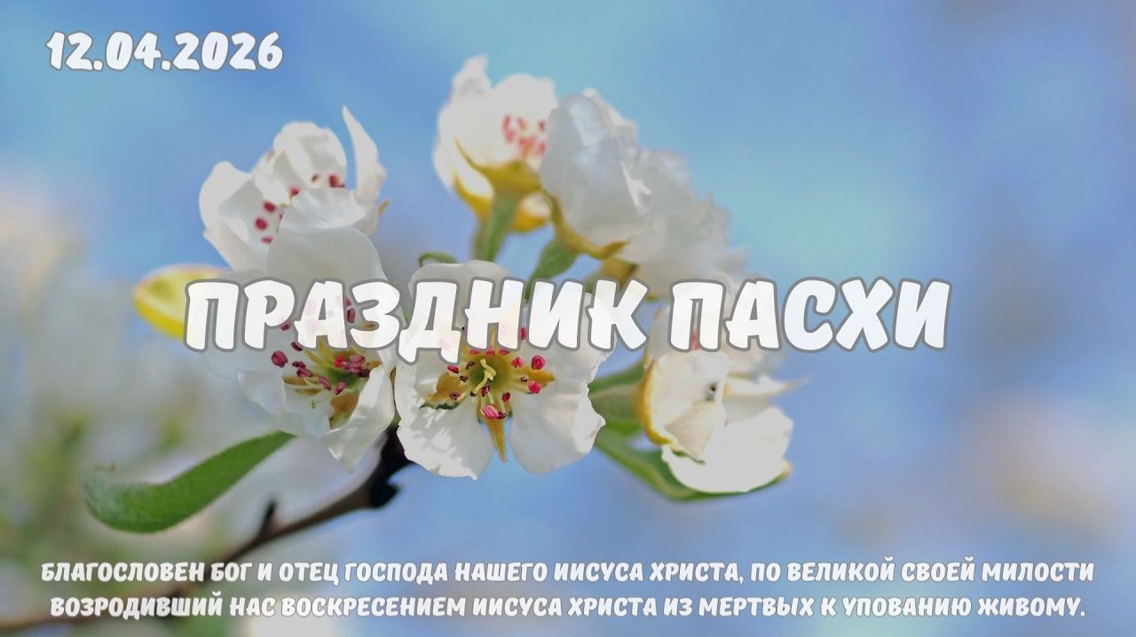 Праздник Пасхи - Богослужение 12.04.2026