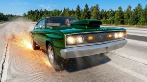 BeamNG Drive - Аварии с потерей управления автомобилей