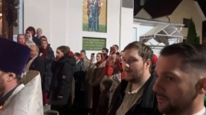 12.04.2026 - Фрагмент ночного богослужения в день СВЕТЛОГО ХРИСТОВА ВОСКРЕСЕНИЯ. ПАСХА.