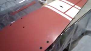 №84- Приклеил шторки элеронов.