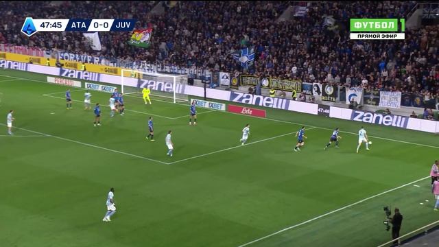 Аталанта - Ювентус. Гол и лучшие моменты видео. Чемпионат Италии. Футбол