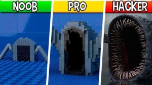 ХОРРОР ЛЕГО! СОБИРАЕМ ЛЕГО МОРСКОГО ПОЖИРАТЕЛЯ УРОВЕНЬ НУБ ХАКЕР И МЕГА ПРО СТРАШНЫЕ НАБОРЫ КАПЕЦ