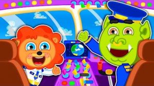 Маша и Леопольд. Экзамен пилота - Мультик для детей