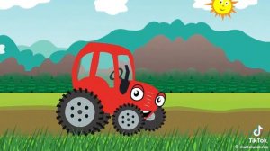 Синий трактор