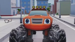 Блейз в беде: зелёные монстр‑траки его почти поймали!