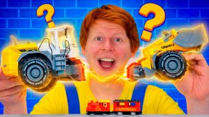 Ой, сломалось 🚧 Поезд и грейдер - Видео про машинки