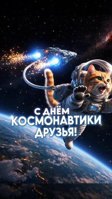 ПОЗДРАВЛЕНИЕ С ДНЁМ КОСМОНАВТИКИ