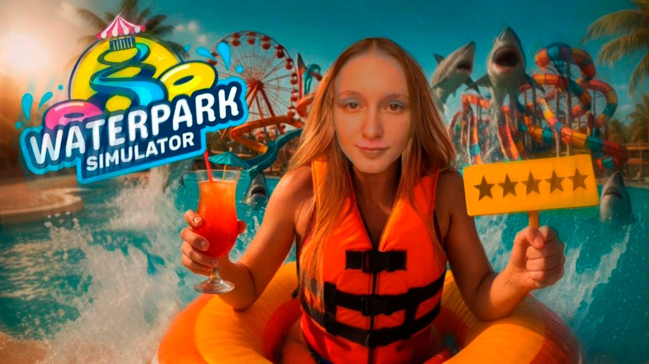 Waterpark Simulator # Девушка Строит Безумный Аквапарк ( первый взгляд )
