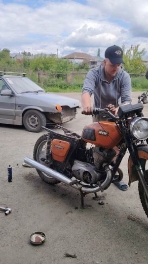 Запуск иж планета 4, после 18 лет простоя