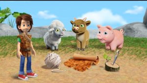 Фиксики/Музей естественных наук/ Первобытный человек