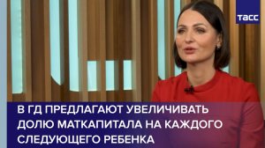 В ГД предлагают увеличивать долю маткапитала на каждого следующего ребенка