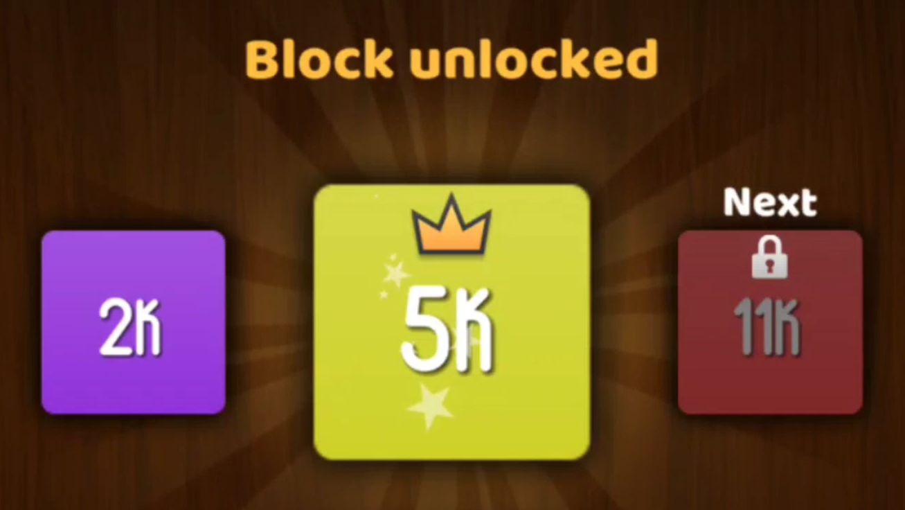 NumBlocks (1k → 2k → 5k)