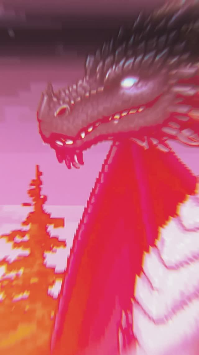 Дракон злится  Появление дракона в лесу