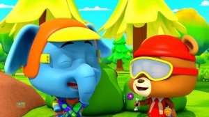 Paintball Fight Cartoon For Kids  Funny Videos For Children