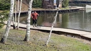 Поимка Форели на Основном водоёме