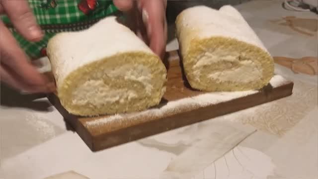 Кремовый рулет  Просто смешайте эти ингредиенты!