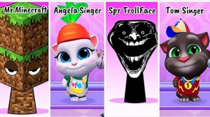 КТО ПОБЕДИТ: СПРУНКИ MINECRAFT СПРУНКИ TROLLFACE ПРОТИВ АНДЖЕЛА И ТОМА ПЕВЦА? 🫨 | 🤯 МЕГА БИТВА
