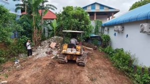 +Landfill New Project!!skill Dozer_ KOMATSU Push Soil Clean Garbage Soil into forest_ 100_ complete-