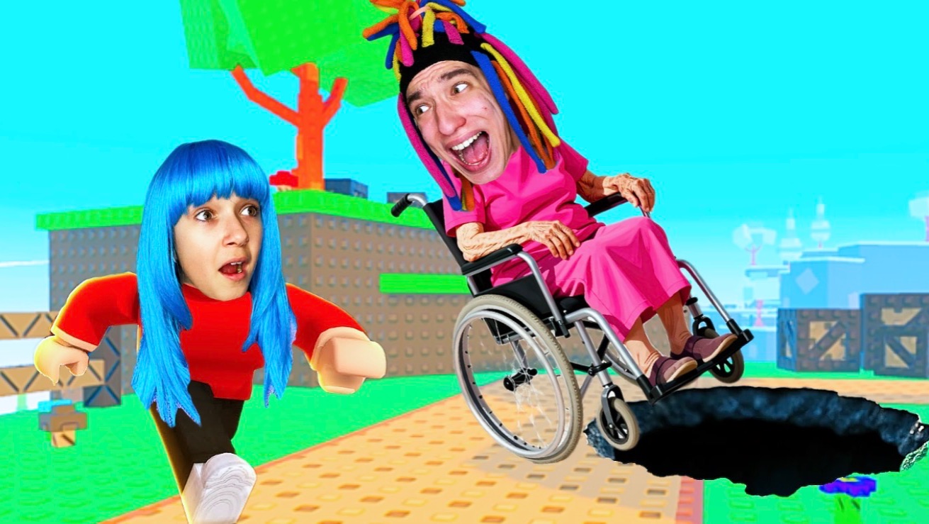 КИТАЙКА СТАЛ БАБУШКОЙ НА КОЛЯСКЕ! КОМАНДНЫЙ ПОБЕГ!