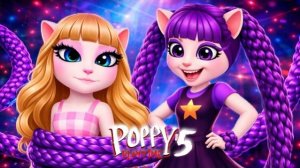 МОЯ ГОВОРЯЩАЯ АНДЖЕЛА 2 😻 POPPY PLAYTIME 5 ЛИЛИ ЛАВБРЕЙДЗ ПРОТИВ МАММИ ЛОНГ ЛЕГЗ КОСПЛЕЙ МЕЙКАП ШОК