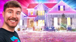 Я украсил дом 1.000.000 световых гирлянд. Мистер Бист.