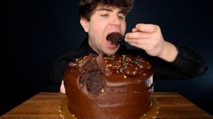АСМР МУКБАНГ | ШОКОЛАДНЫЙ ТОРТ