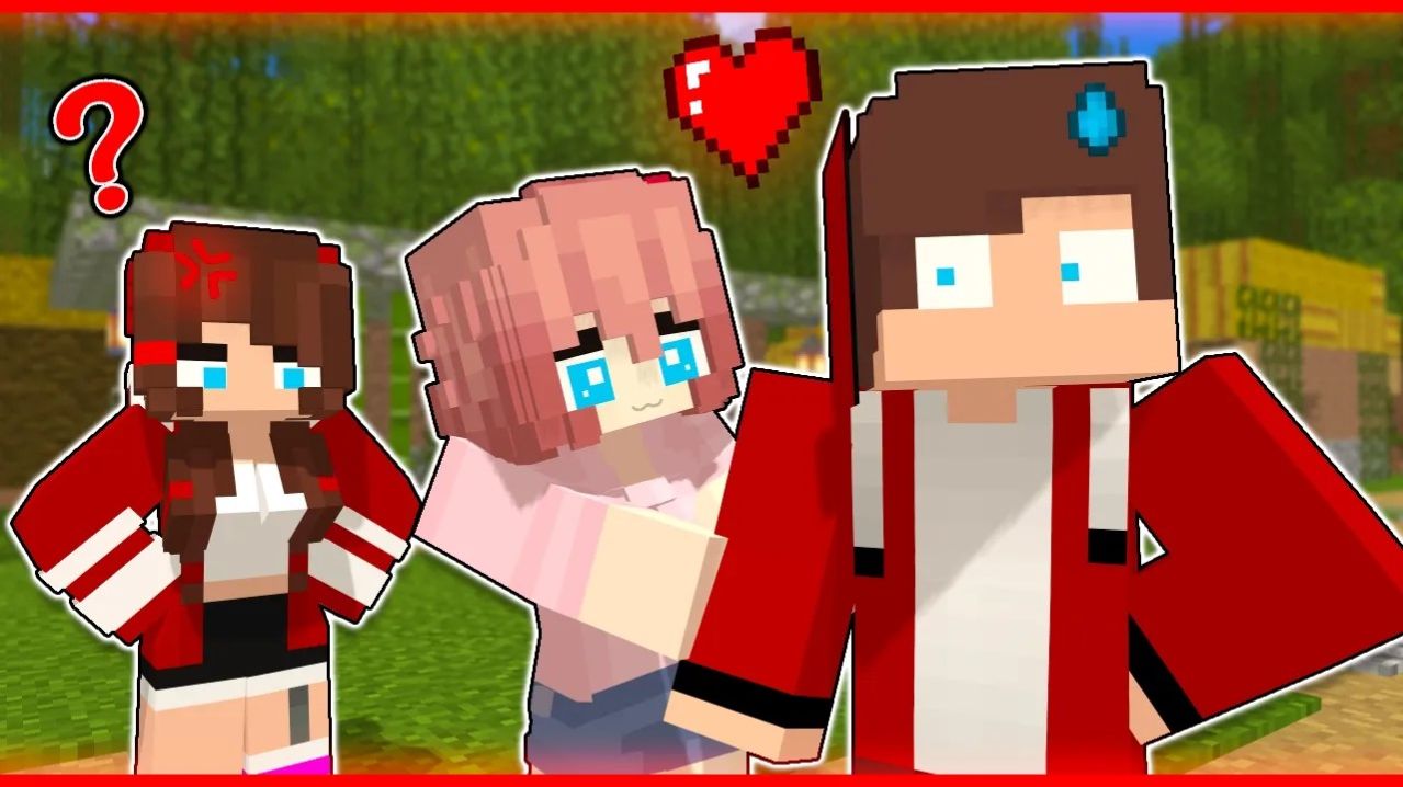 У Джей Джея есть Девушка-Сайори!? Майнкрафт Мультик