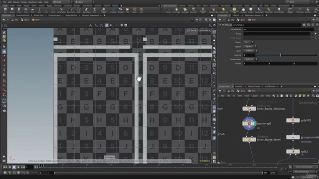 6. Unwrap the UV of the Door