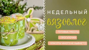 💫✨ХРИСТОС ВОСКРЕСЕ!🌟💫 НЕДЕЛЬНЫЙ ВЯЗОВЛОГ🕊️