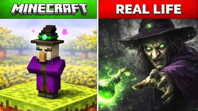 САМЫЕ ОПАСНЫЕ МОБЫ МАЙНКРАФТА В РЕАЛЬНОЙ ЖИЗНИ ПОДБОРКА ЭПИЧНЫХ АНИМАЦИЙ МОБОВ  УЛЬТРА РЕАЛИСТИЧНО