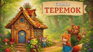 Добрая детская сказка "Теремок". Слушайте на нашем подкасте