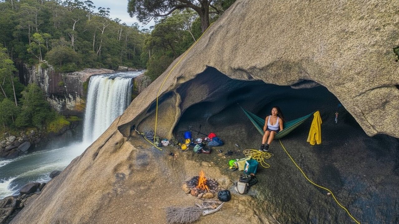 Выживание в одиночку: ловите и готовьте в дикой горной пещере.