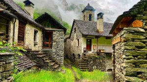 Маджия, Тичино, Швейцария - пешеходная экскурсия. Уникальная красивая деревня в долине Маджия
