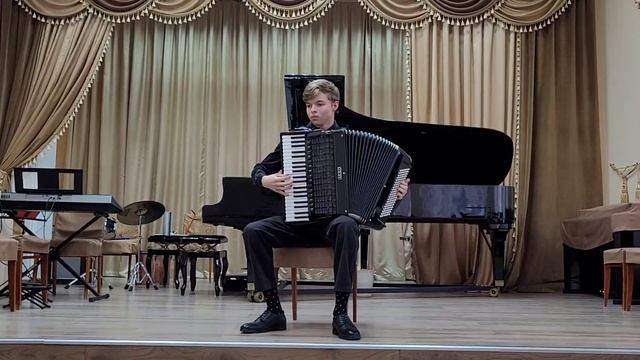 9.04.26 Краснокамск. Концерт Михаила Красноборова, 14 лет. Аккордеон