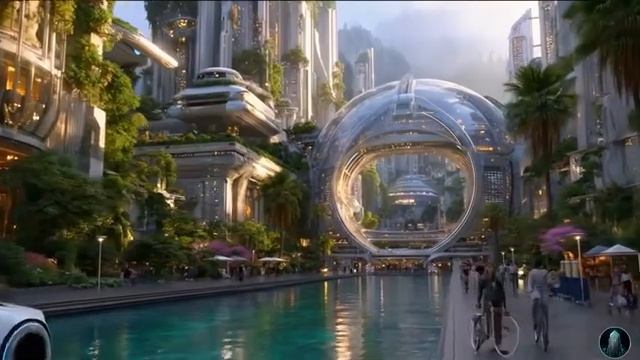 Город будущего 2250. Ai фильм.