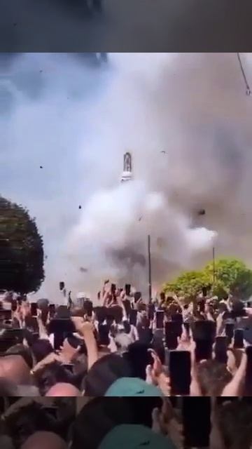 Сождение чучела беньямина нетаньяху в Испании