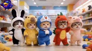 МУЛЬТИК ДЛЯ ДЕТЕЙ. КОТИКИ🐱 ТАНЦУЮТ. СМЕШНЫЕ КОТЫ. ТАНЦЫ ПОД ЛАБУБУ. МУЛЬТФИЛЬМЫ ДЛЯ ДЕТЕЙ.