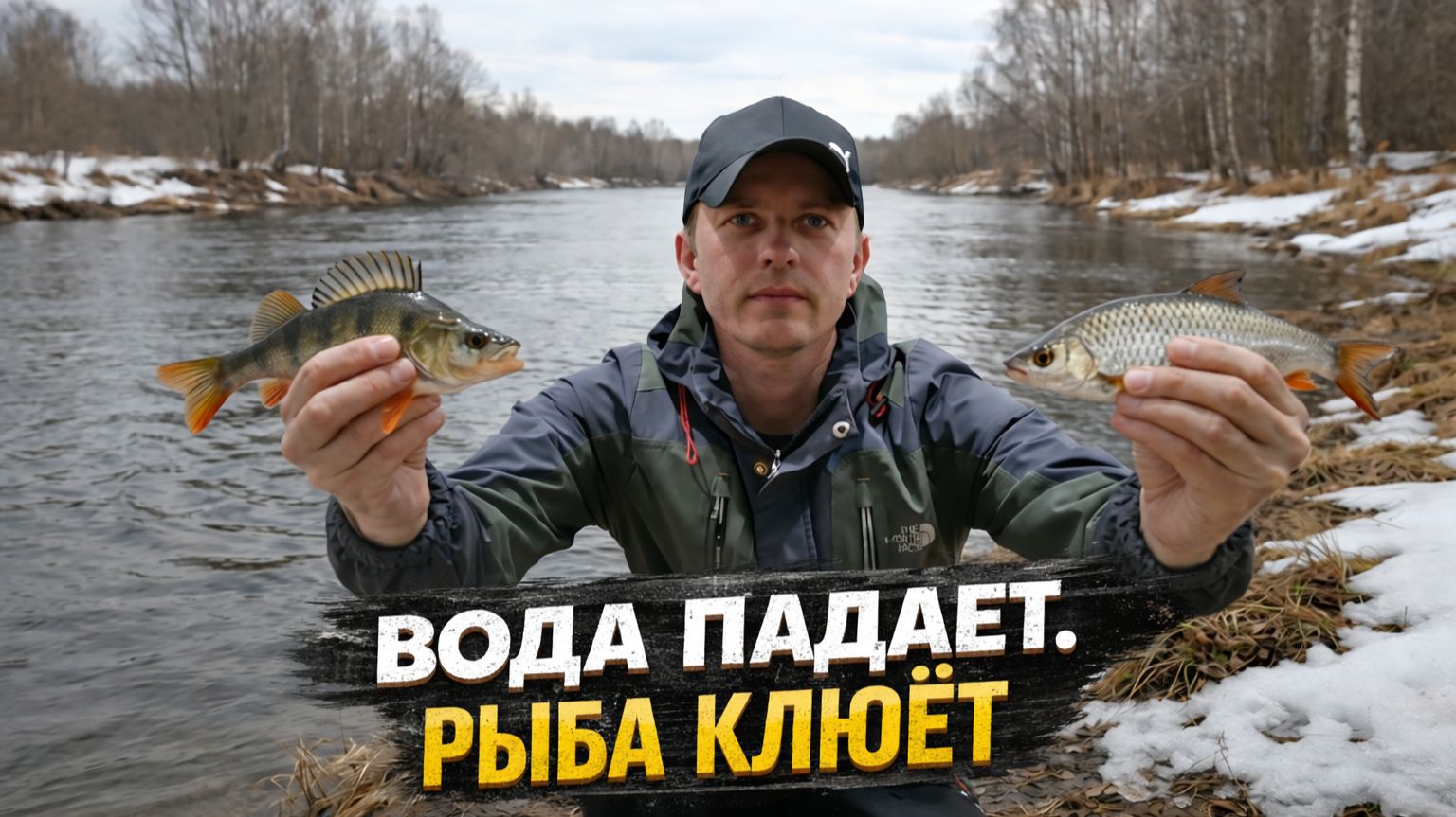 Поймал всех. Вода падает, рыба клюёт на донку.