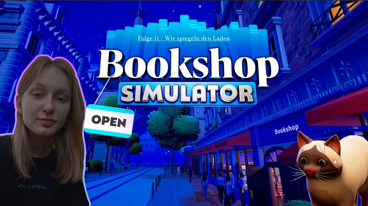 Девушка стример делает бабки в Bookshop Simulator.