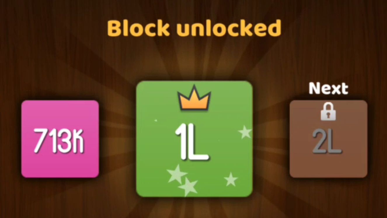 NumBlocks (356k → 713k → 1L)